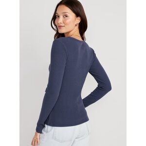 Old Navy Volcanic Glass Luxe Crew Long Sleeve Size XL Lightweight Fall Layering